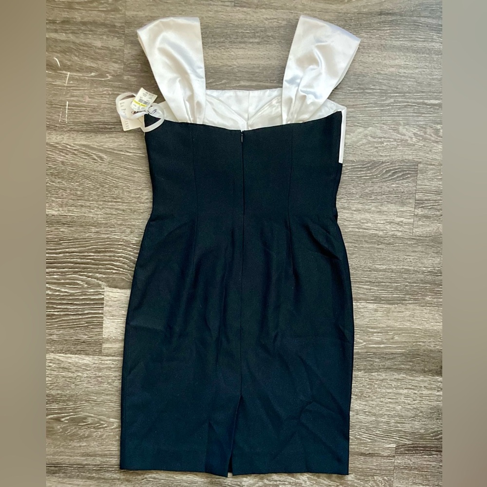 NWT rare vintage La Parisienne sheath knee-length cocktail dress in size 12 - Picture 7 of 10